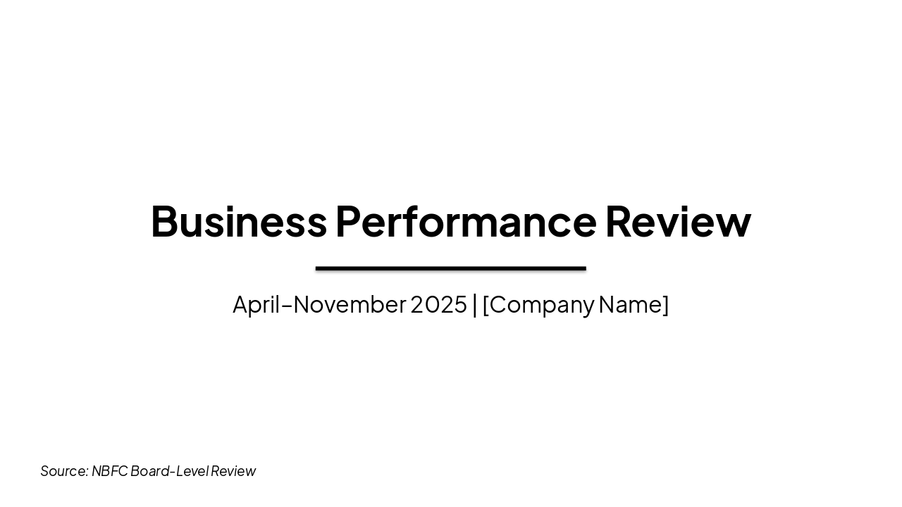 NBFC YTD Review: Apr-Nov 2025