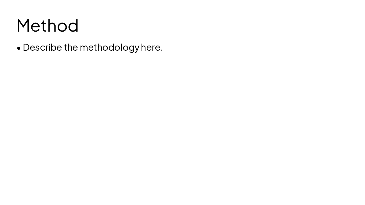 Slide 5 - Method