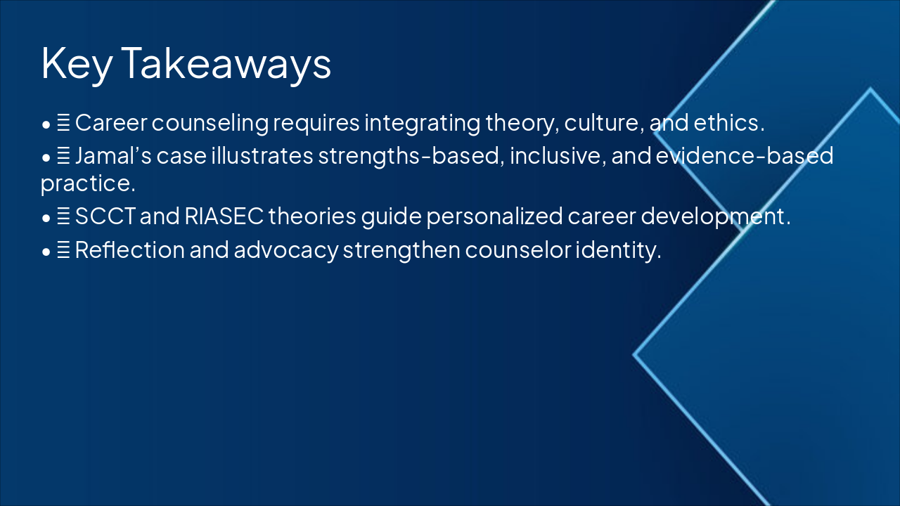 Slide 1 - Key Takeaways