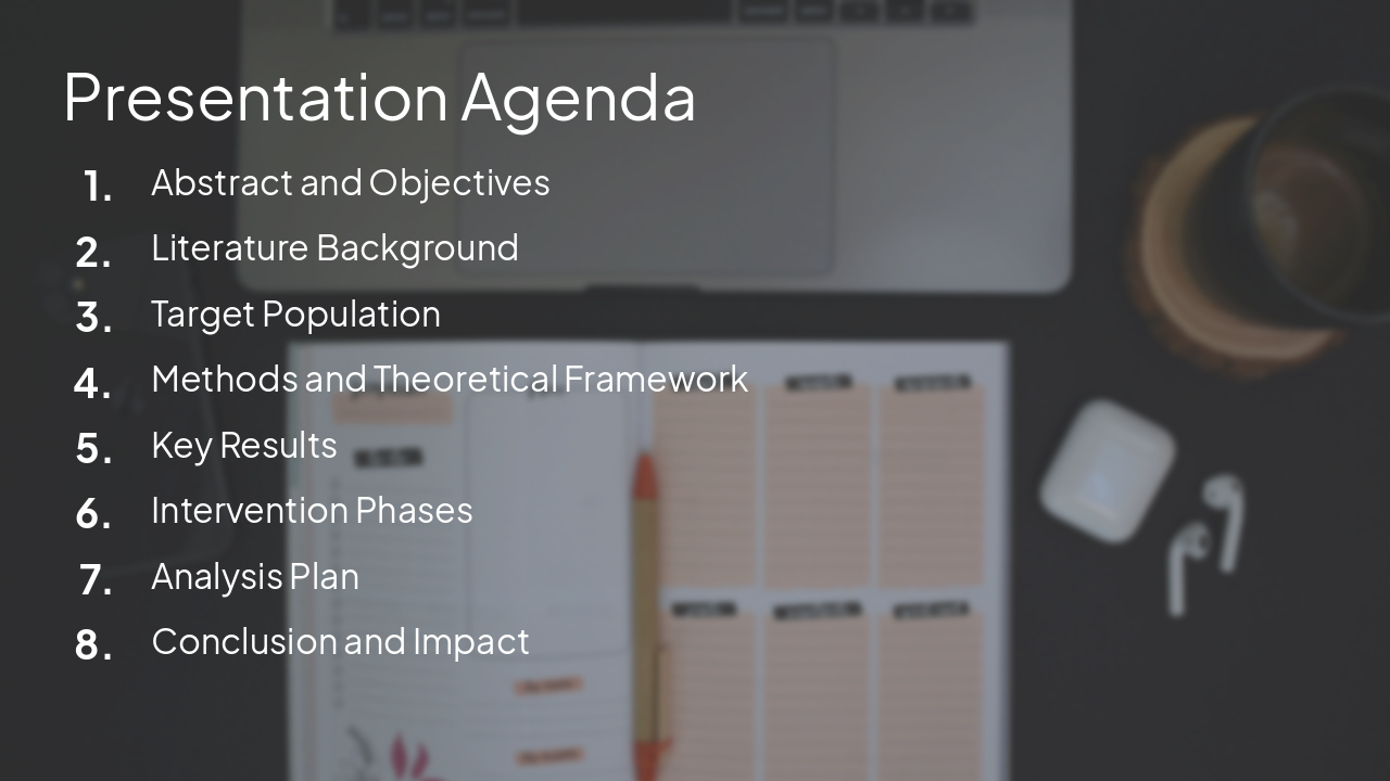 Slide 2 - Presentation Agenda