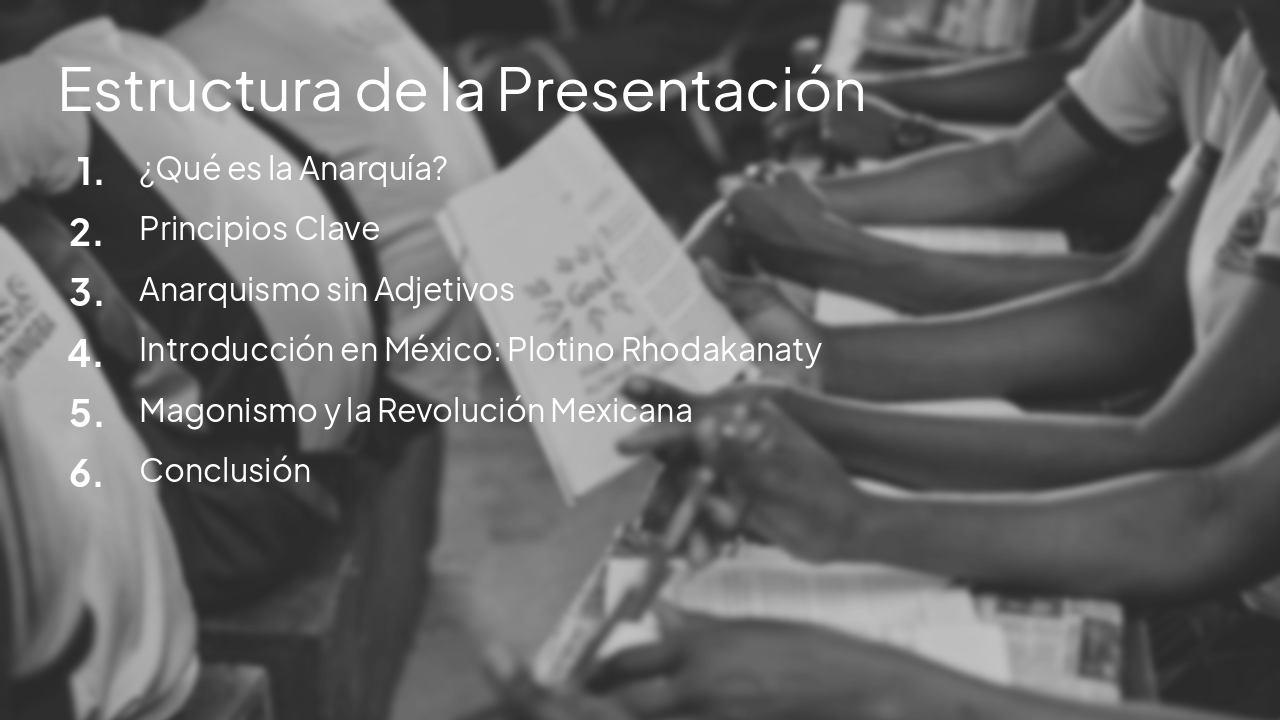 Slide 2 - Estructura de la Presentación