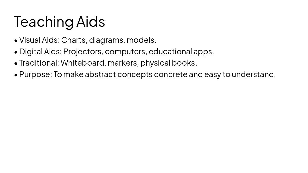 Slide 11 - Teaching Aids