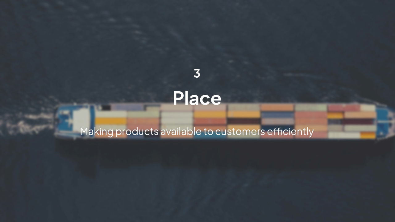 Slide 9 - Place (Distribution)