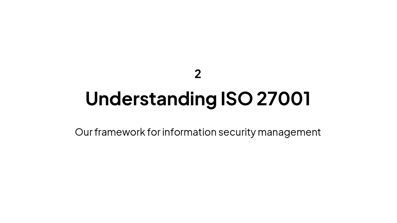 Slide 5 - ISO 27001 Overview