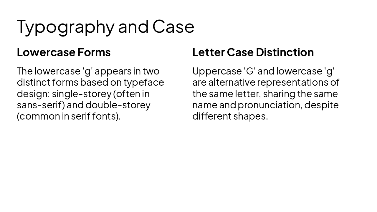 Slide 3 - Typography and Case