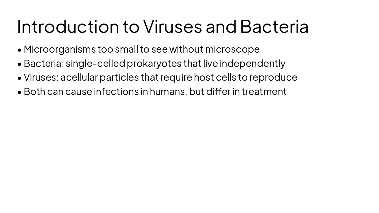 Slide 2 - Introduction to Viruses and Bacteria