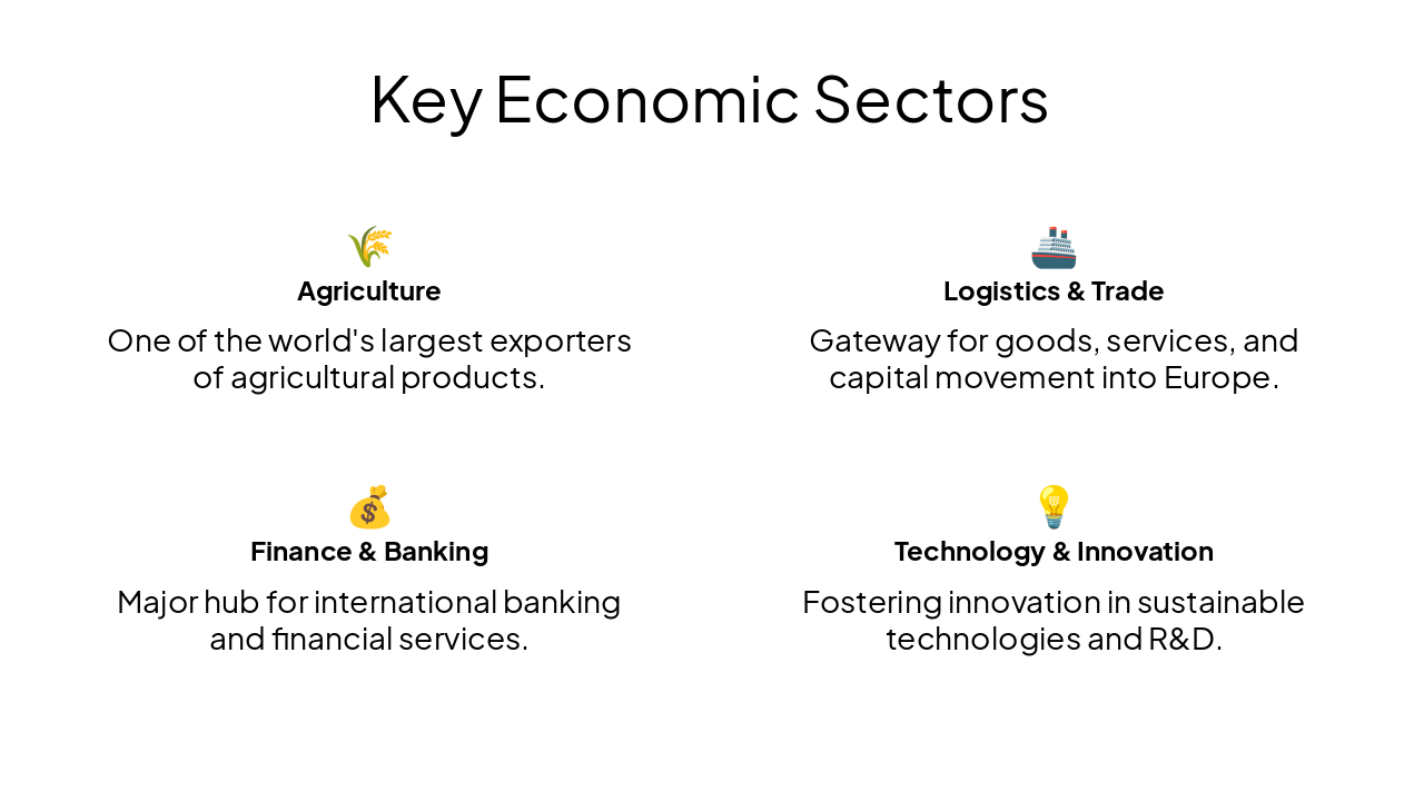 Slide 5 - Key Economic Sectors