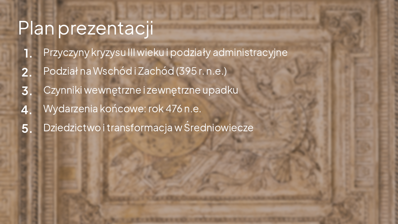 Slide 2 - Plan prezentacji