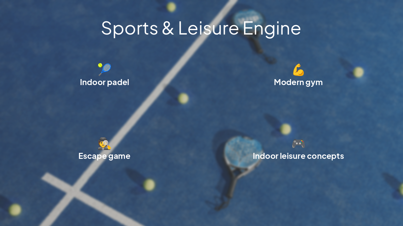 Slide 8 - Sports & Leisure Engine