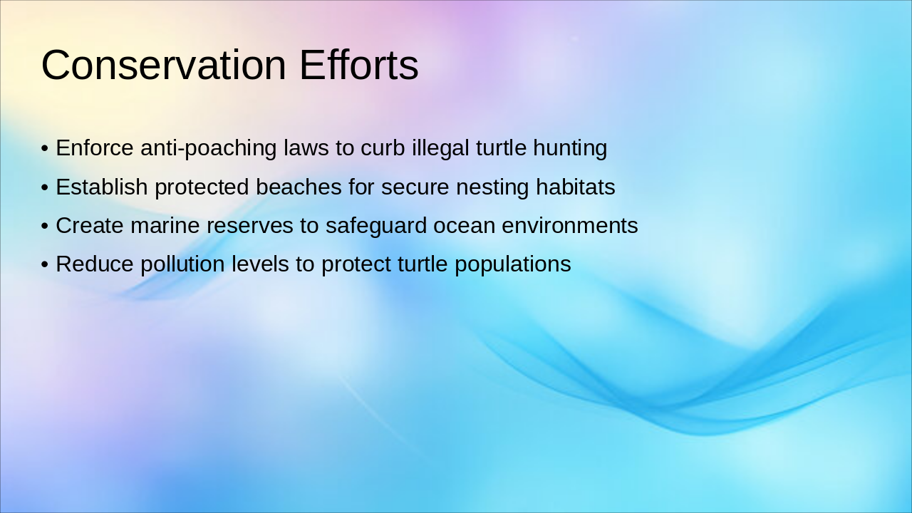 Slide 10 - Conservation Efforts