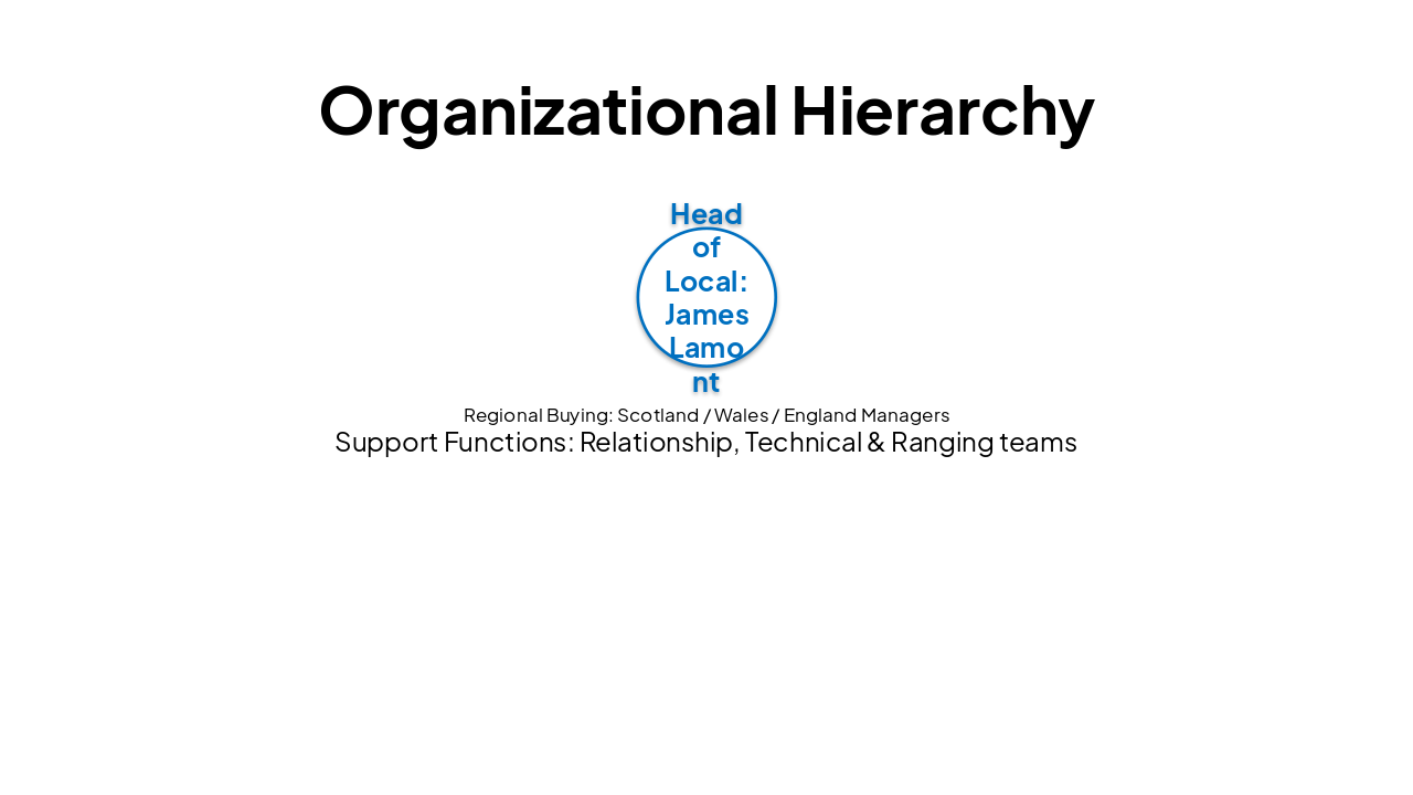 Slide 3 - Organizational Hierarchy