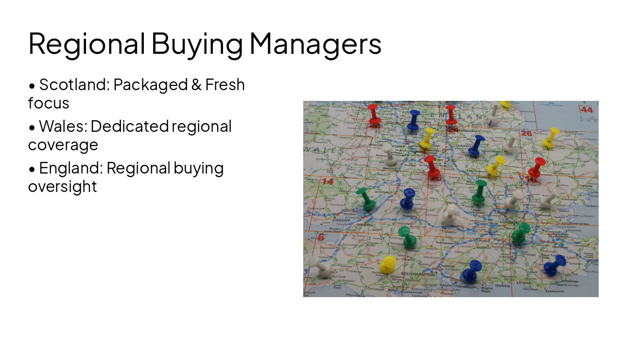 Slide 4 - Regional Buying Managers