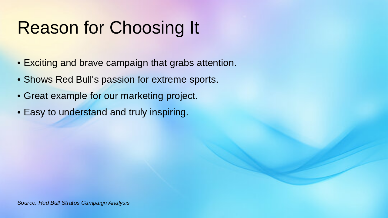 Slide 5 - Reason for Choosing It