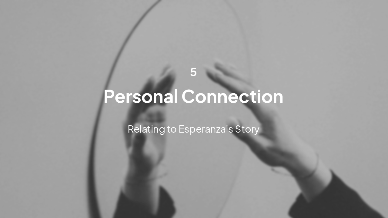 Slide 14 - Personal Connection