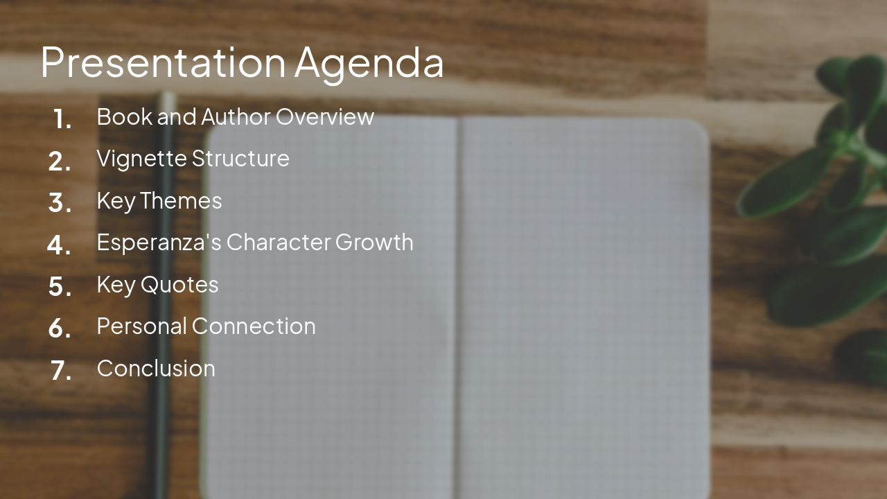 Slide 2 - Presentation Agenda