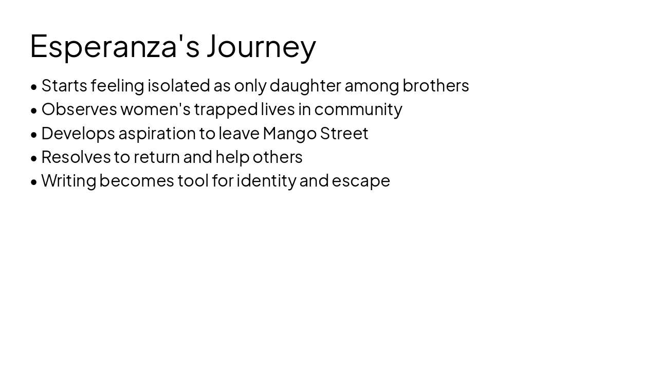 Slide 9 - Esperanza's Journey