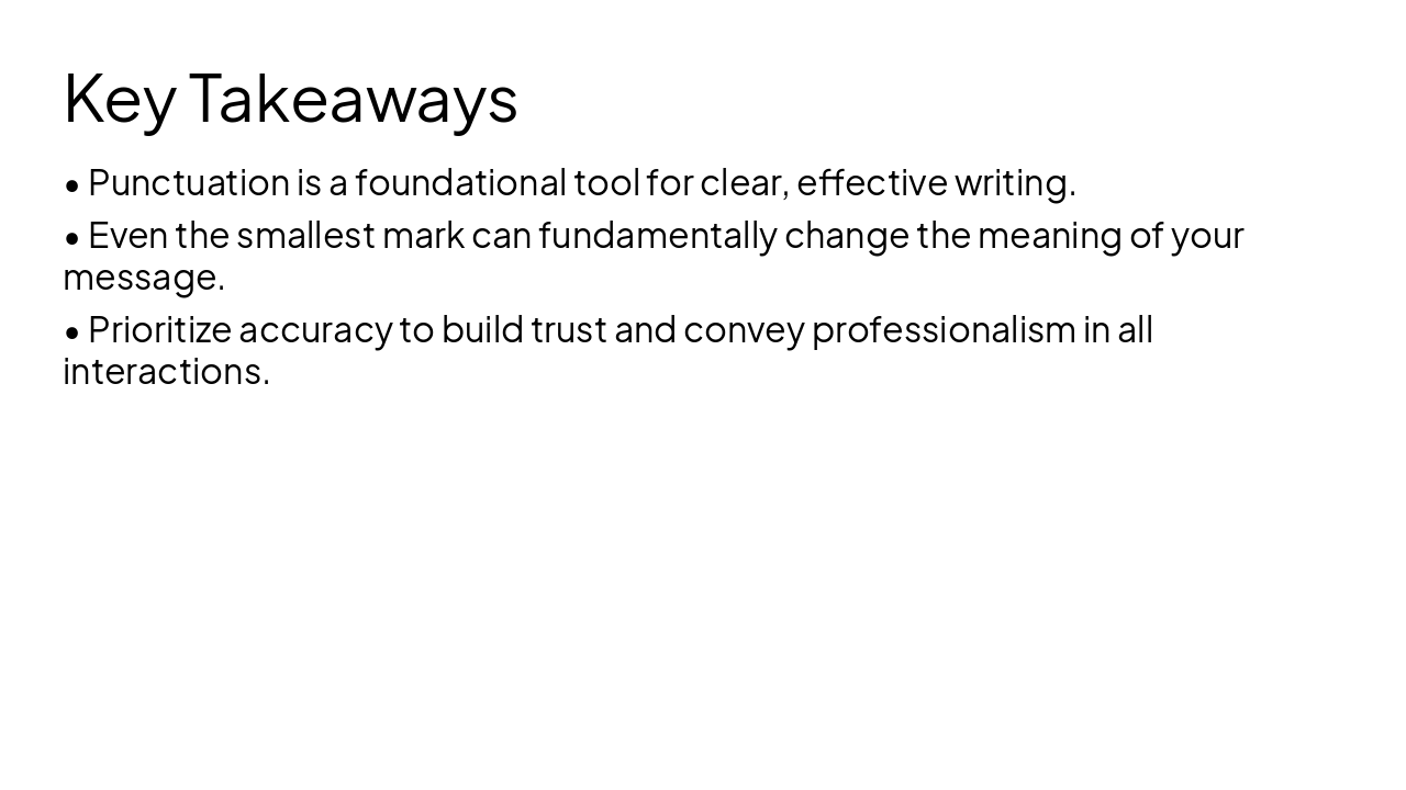 Slide 12 - Key Takeaways