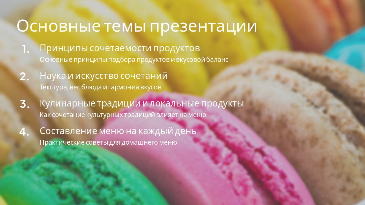 Slide 2 - Основные темы презентации