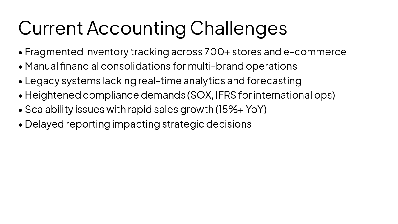 Slide 7 - Current Accounting Challenges