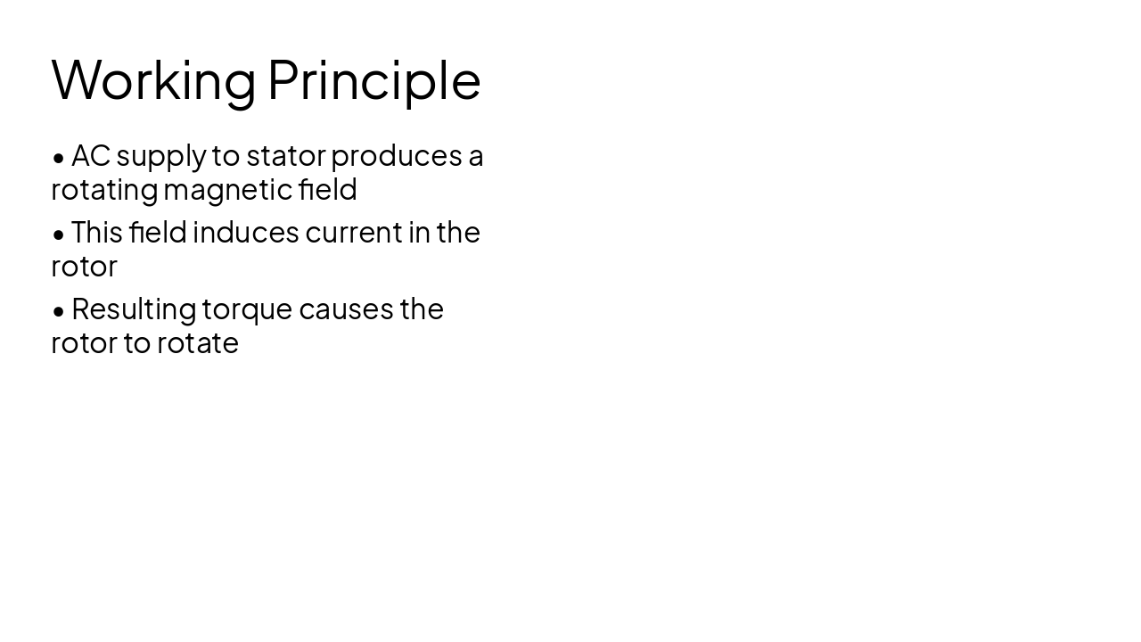 Slide 3 - Working Principle