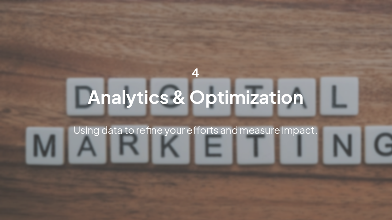 Slide 9 - Section 4: Analytics & Optimization
