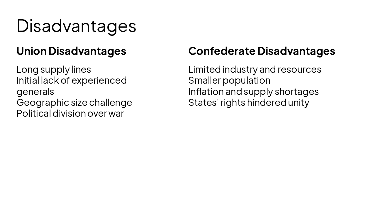 Slide 13 - Disadvantages