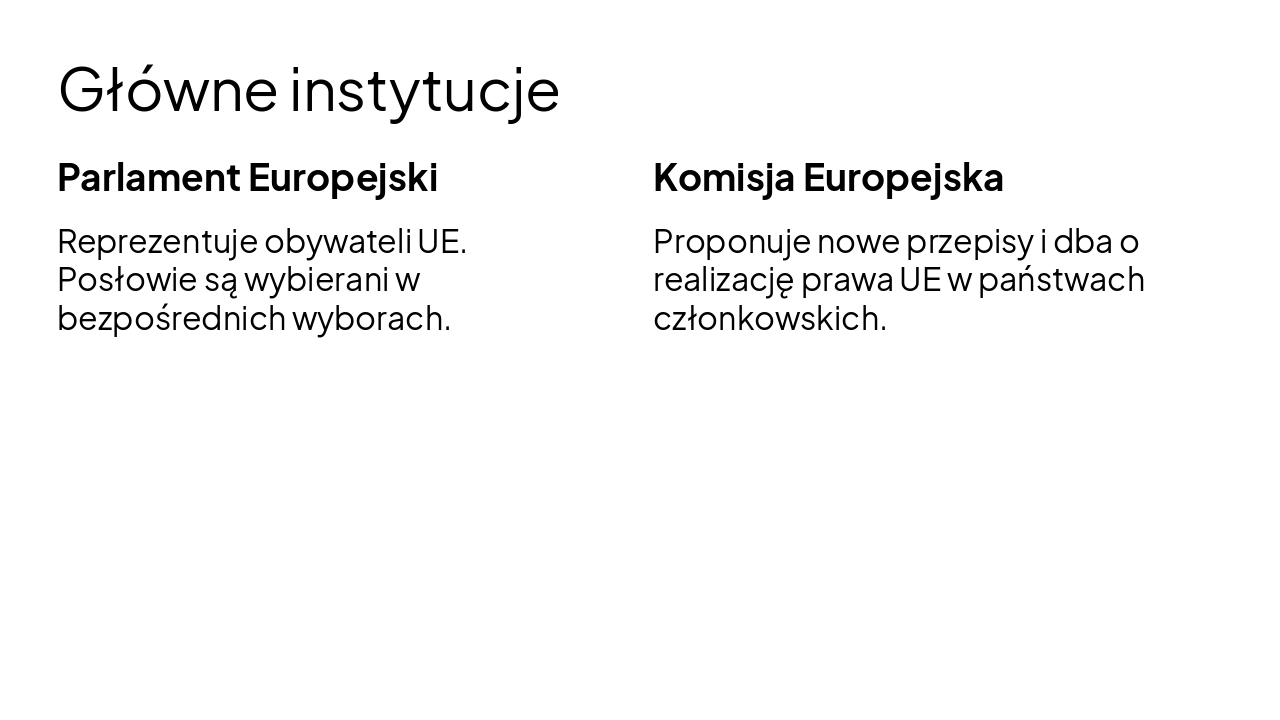 Slide 11 - Główne instytucje