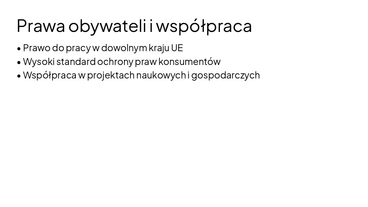 Slide 16 - Prawa obywateli i współpraca