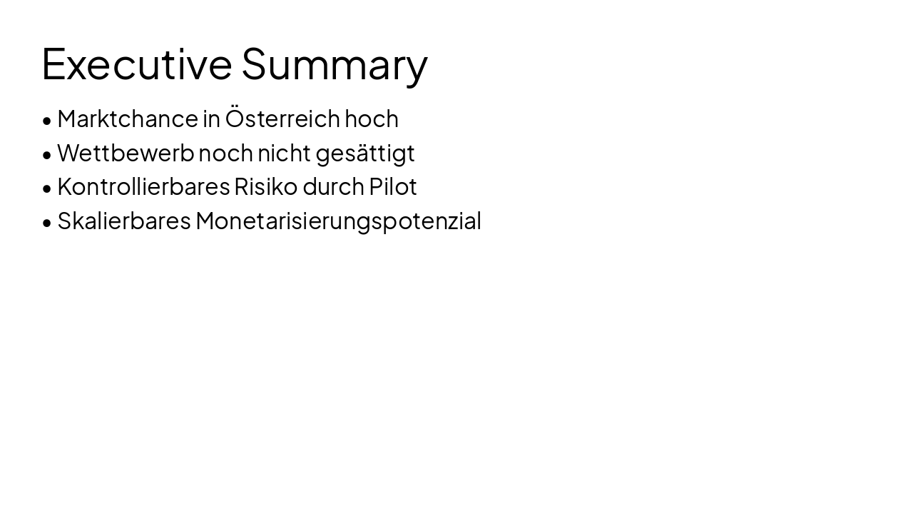 Slide 2 - Executive Summary