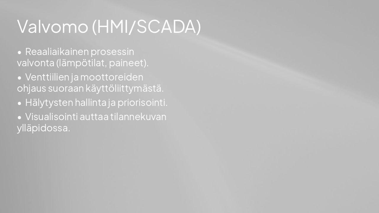 Slide 3 - Valvomo (HMI/SCADA)