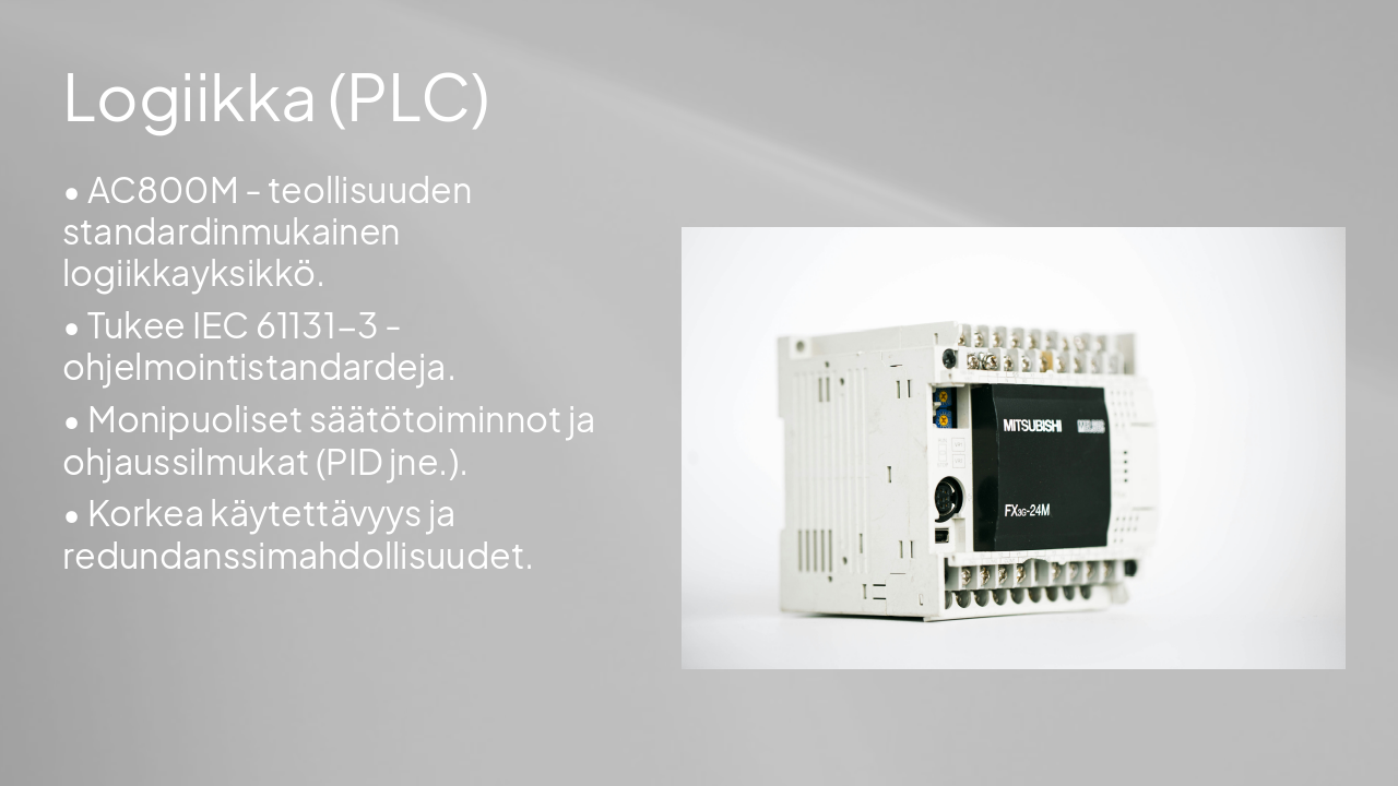 Slide 4 - Logiikka (PLC)