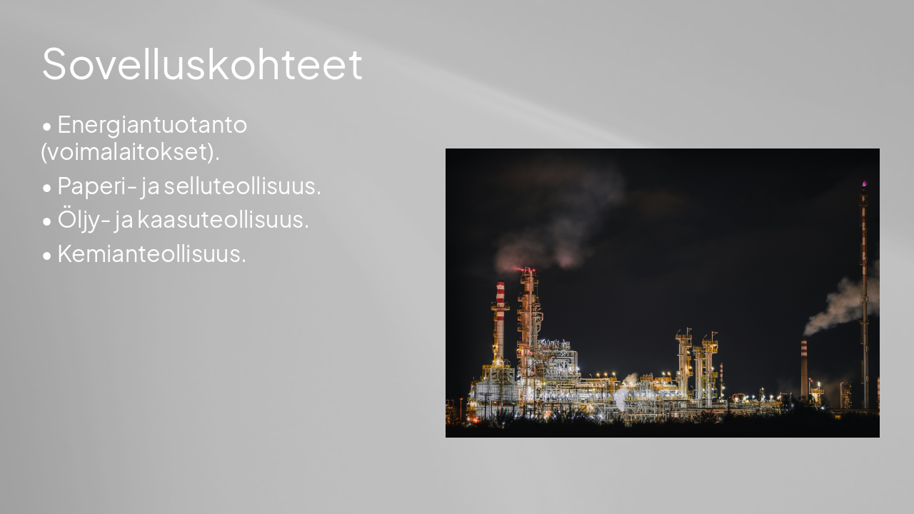 Slide 10 - Sovelluskohteet