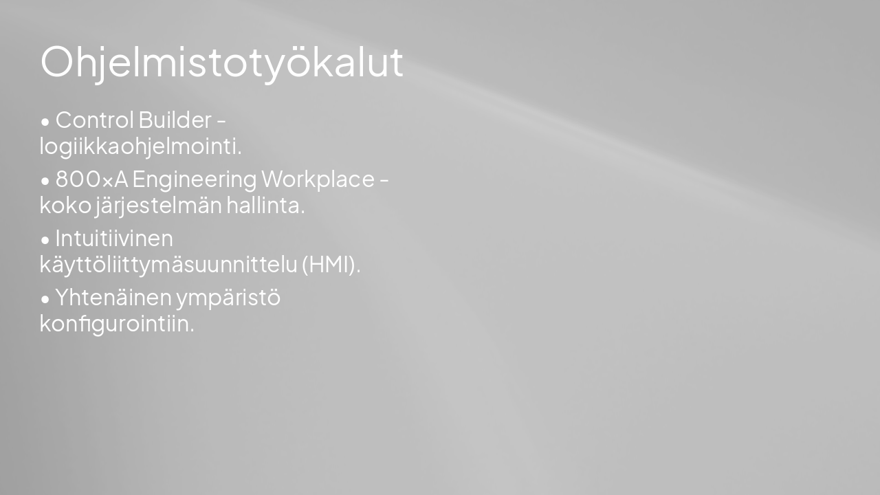 Slide 8 - Ohjelmistotyökalut