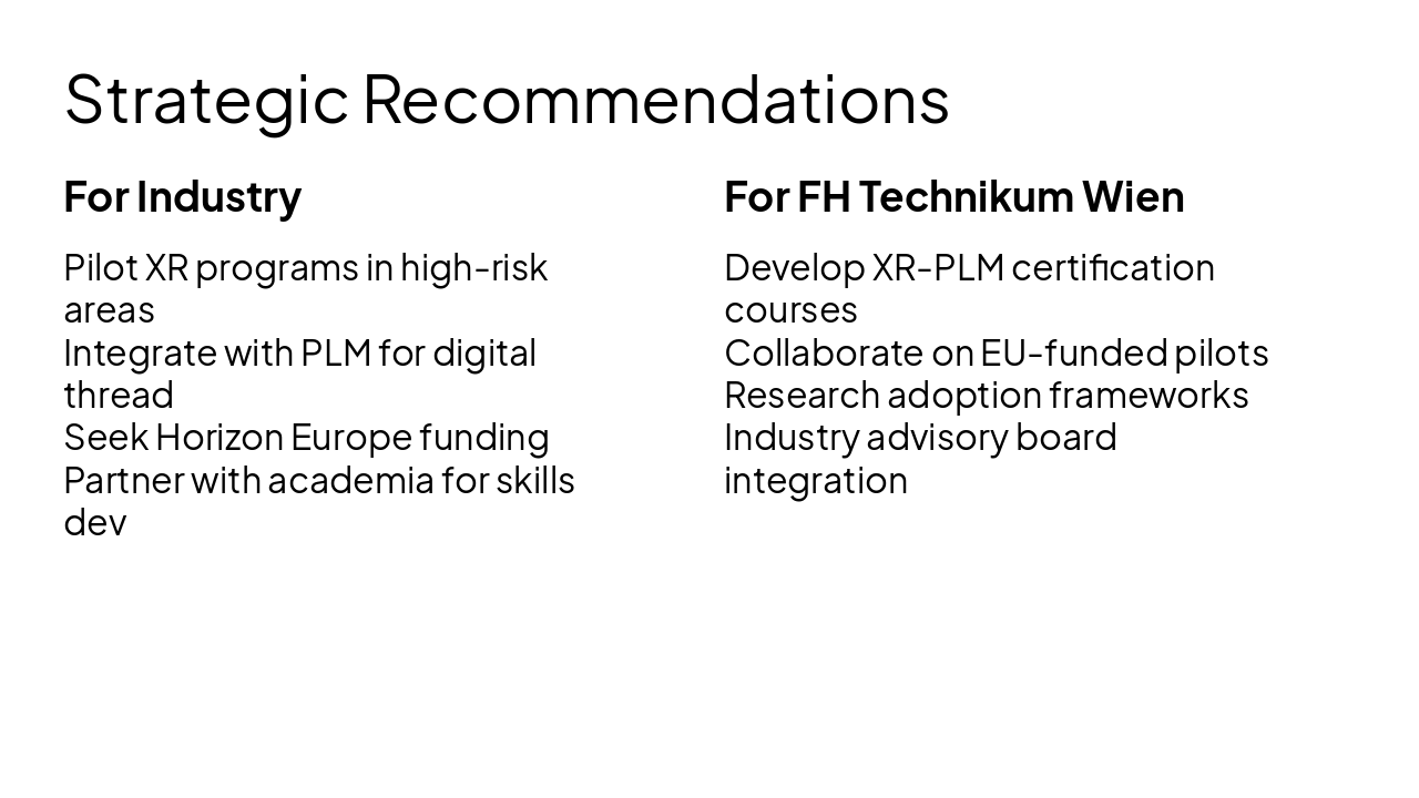 Slide 14 - Strategic Recommendations