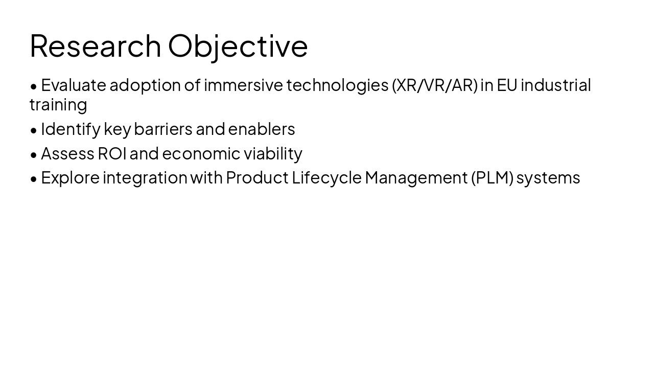 Slide 4 - Research Objective