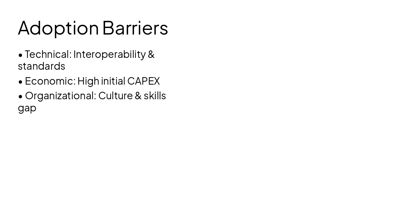 Slide 11 - Adoption Barriers