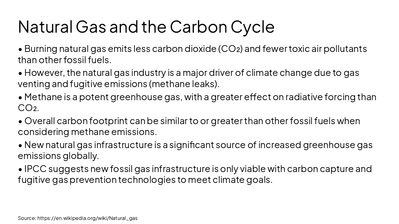 Slide 7 - Natural Gas and the Carbon Cycle