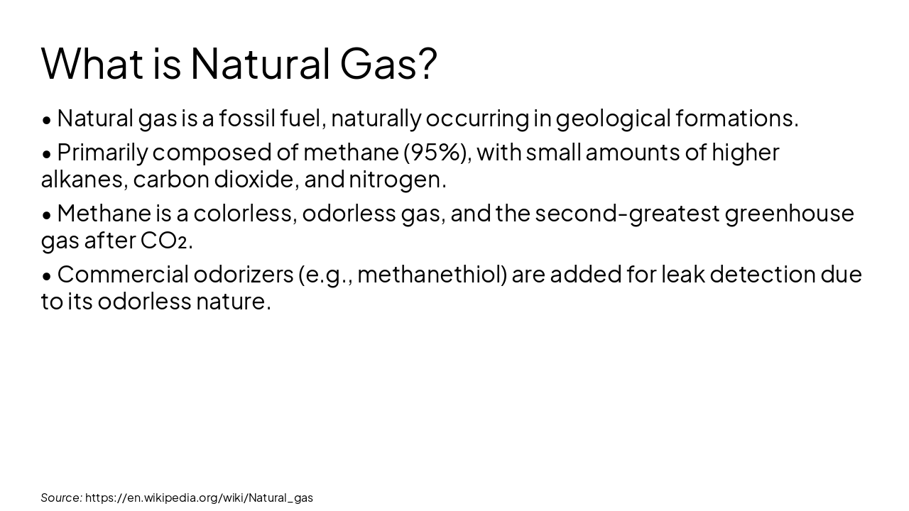Slide 3 - What is Natural Gas?