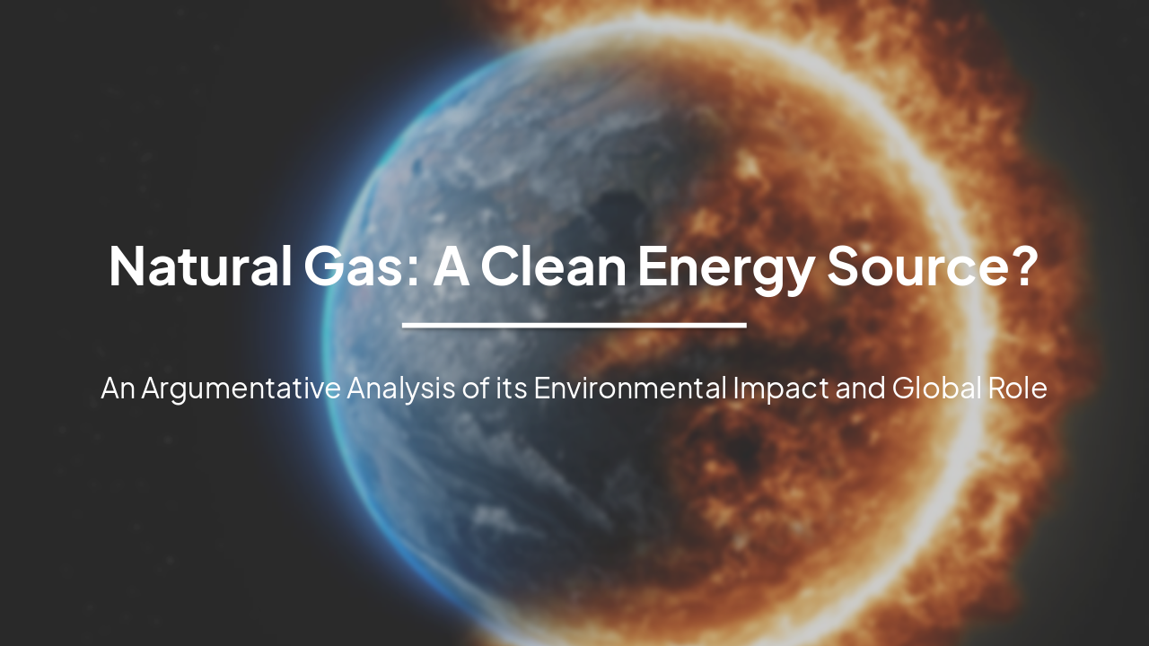 Natural Gas: A Clean Energy Source?