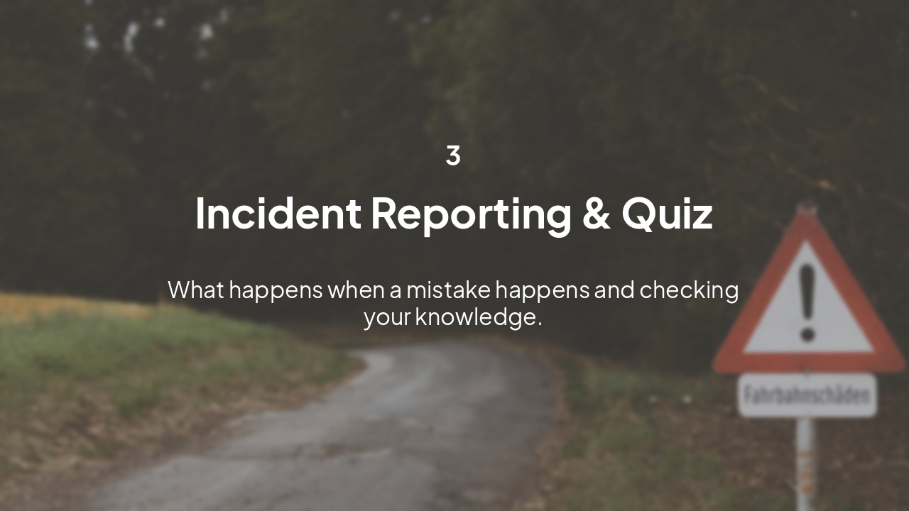 Slide 10 - Section 3: Incident Management & Knowledge Assessment
