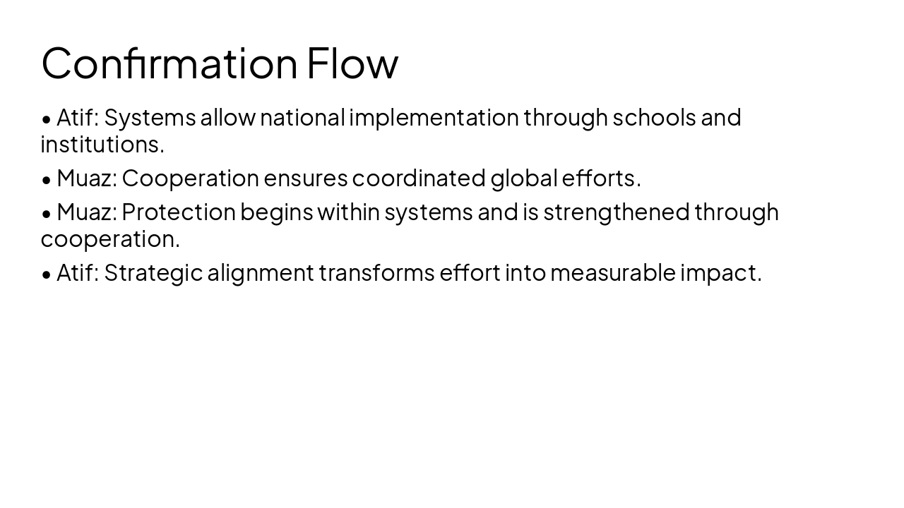 Slide 10 - Confirmation Flow