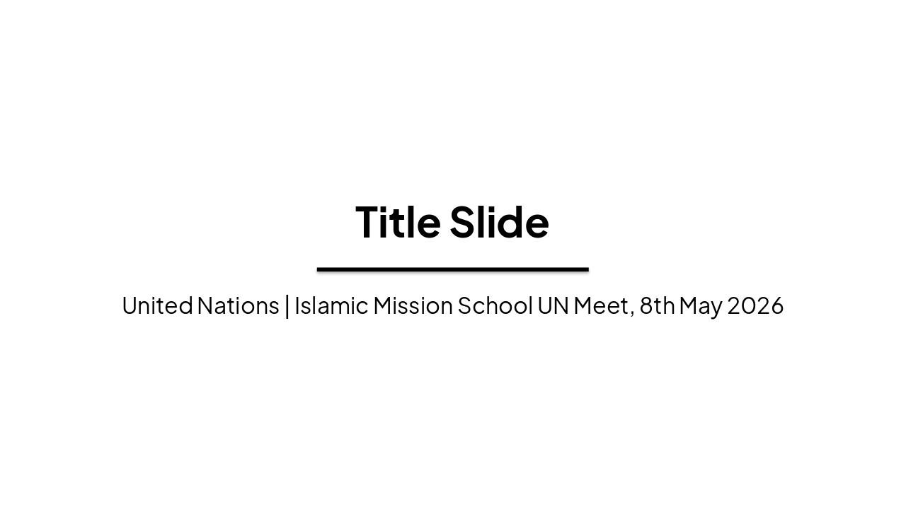 Slide 1 - Title Slide