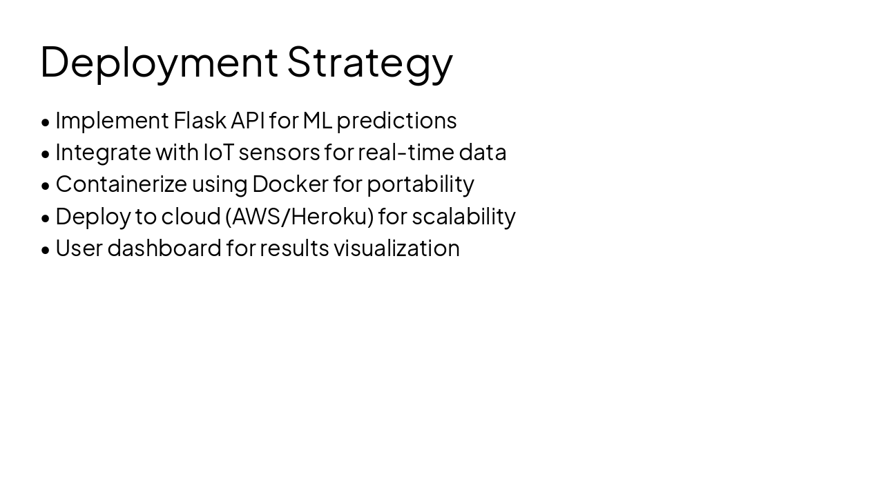 Slide 9 - Deployment Strategy