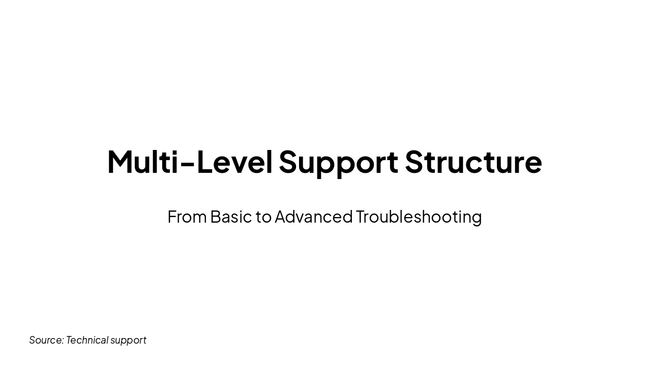 Slide 4 - Multi-Level Support Structure
