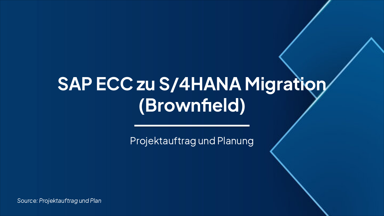 SAP ECC zu S/4HANA: Brownfield Migration