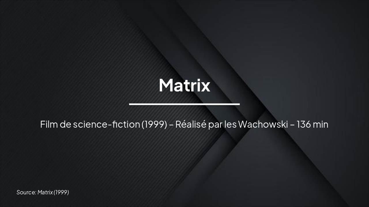 Matrix : Pilule Rouge ou Bleue ?