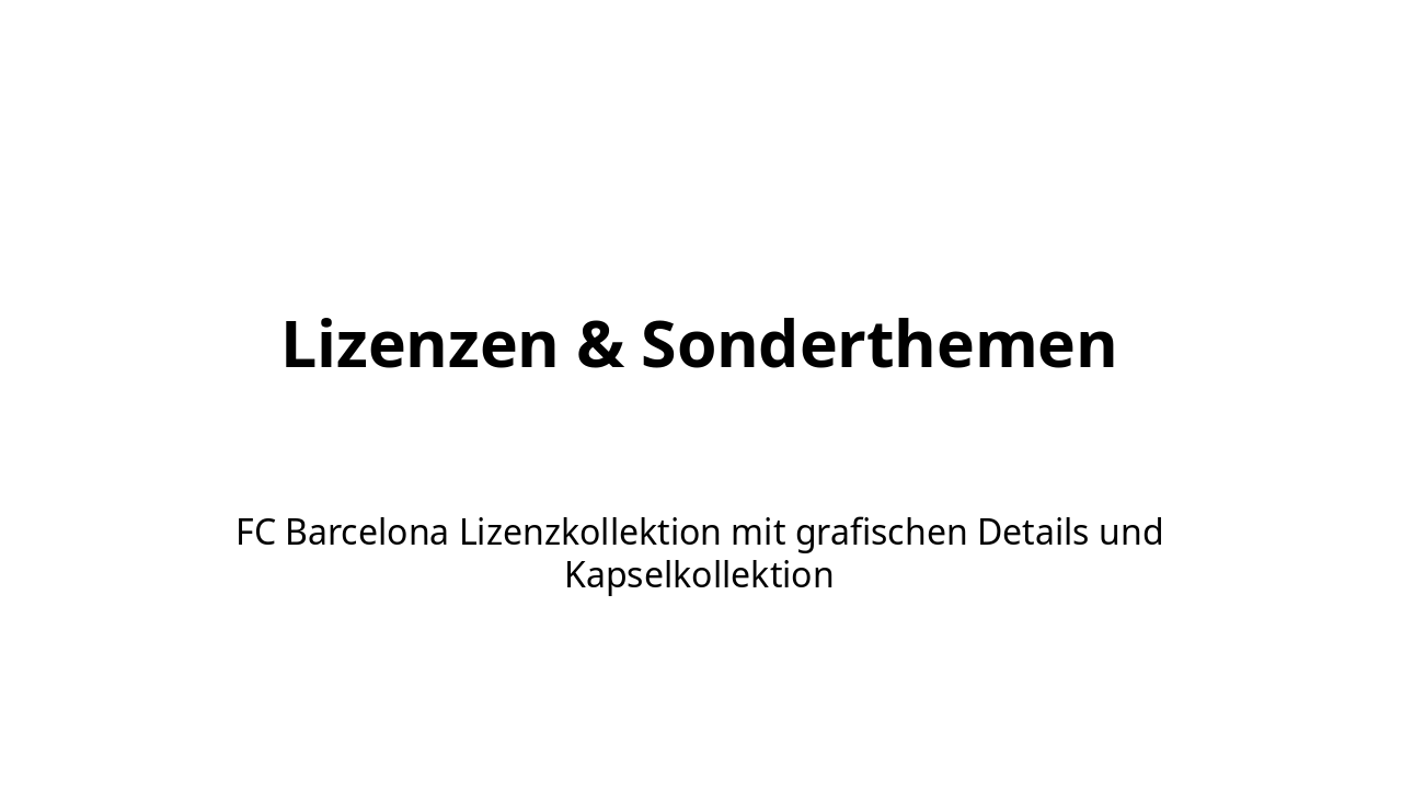 Slide 14 - Lizenzen & Sonderthemen