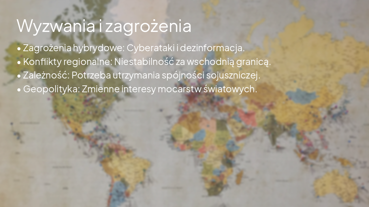 Slide 7 - Wyzwania i zagrożenia