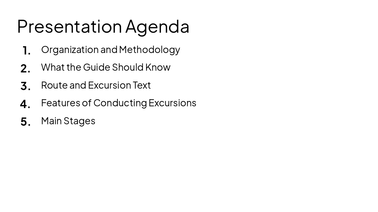 Slide 2 - Presentation Agenda