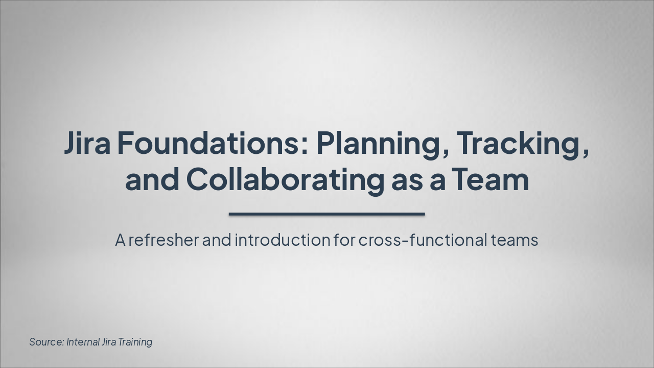 Jira Foundations: Plan, Track, Collaborate (41 chars)